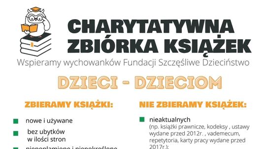 Charytatywna zbiórka książek 2025