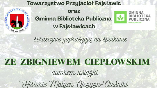 Spotkanie autorskie z autorem książki "Historie Małych Ojczyzn-OLEŚNIKI"